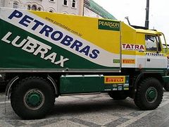 Kamion Tatra brazilského jezdce André de Azevelda.