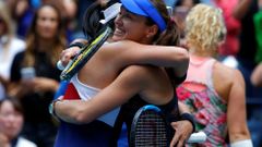 Martina Hingisová a Chan Yung-Jan na US Open 2017
