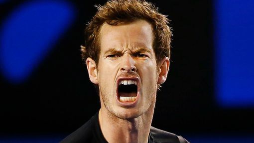 Australian Open 2015: Andy Murray při semifinále s Tomášem Berdychem