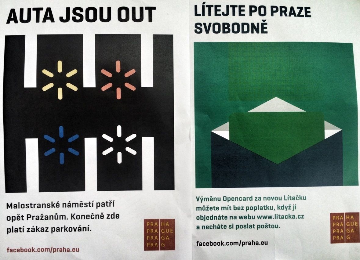 Plakáty Praha - komunikace