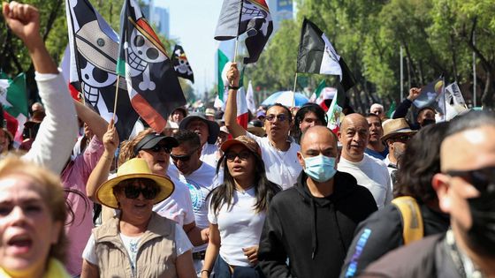 Mexiko, demonstrace, protest, Generace Z,