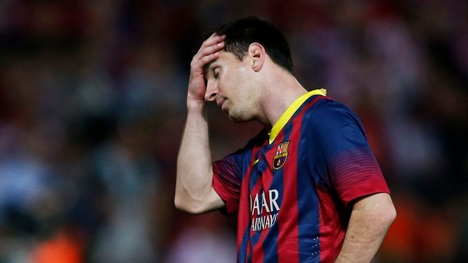 Lionel Messi se v utkání s Grenadou neprosadil. Stejně jako proti Atléticu v Lize mistrů