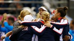 Tenistky USA slaví vítězství ve Fed Cupu 2017