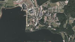 Lipno nad Vltavou letecký snímek 2023