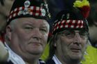 ČR - Skotsko 0:1. Divácký souboj ovládli muži v sukních