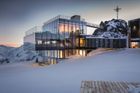 Zimní dovolená ve stylu agenta 007. Tyrolský Ötztal ukrývá architektonické skvosty