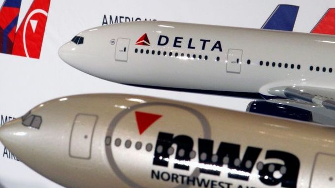 Fúze Delta Air Lines a Northwest Airlines - ilustrační snímek