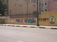 Pouliční revoluční umění.