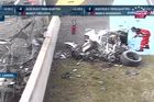 VIDEO Strach v Le Mans, těžká havárie skončila "jen" šokem