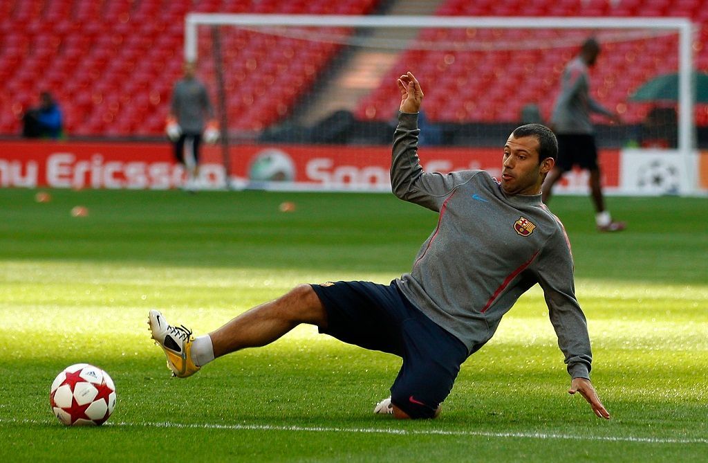 Finále Ligy mistrů, Wembley (Javier Mascherano)