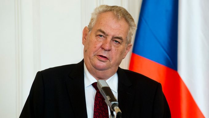 Prezident republiky MIloš Zeman.