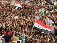 Do ulic vyšly podpořit Sadra desetitisíce obyvatel Bagdádu.