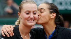Caroline Garciaová a Kristina Mladenovicová na French Open 2016