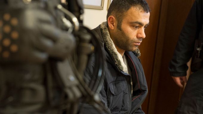 Turek zadržený českou policií.