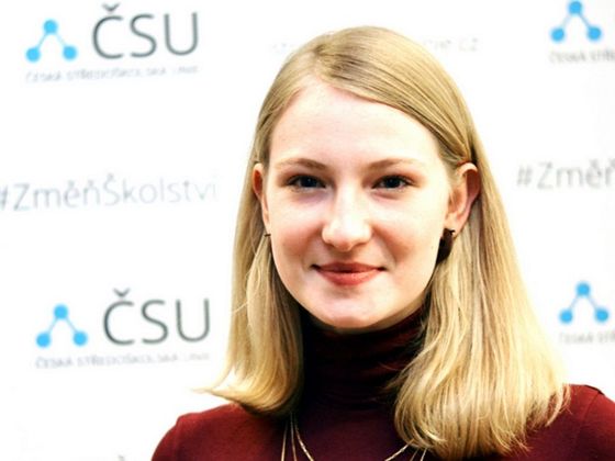Lenka Štěpánová Lenka Štěpánová, předsedkyně České středoškolské unie