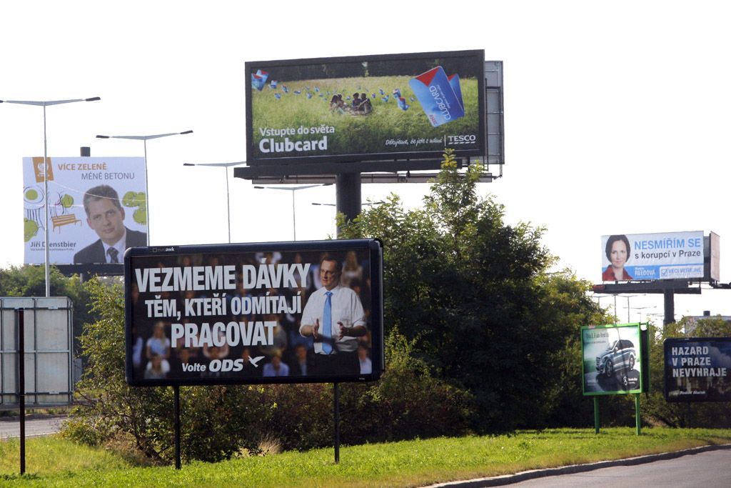 Billboardy na komunální volby