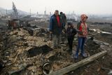 Ta lehla popelem kvůli rozsáhlým lesním požárům, které několik posledních dnů sužují Chakaskou autonomní republiku.