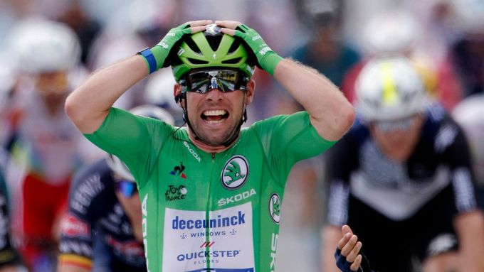 Mark Cavendish nemůžu uvěřit tomu štěstí, že opět vyhrál etapu na Tour