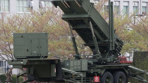 A Japan Air Self-Defense Force's PAC-3 is deployed at Defense Ministry in Tokyo Tuesday, April 9, 2013. Japan has deployed missile interceptors in key locations around Tokyo as a precaution against a possible North Korean ballistic missile tests. (AP Photo/Koji Sasahara)