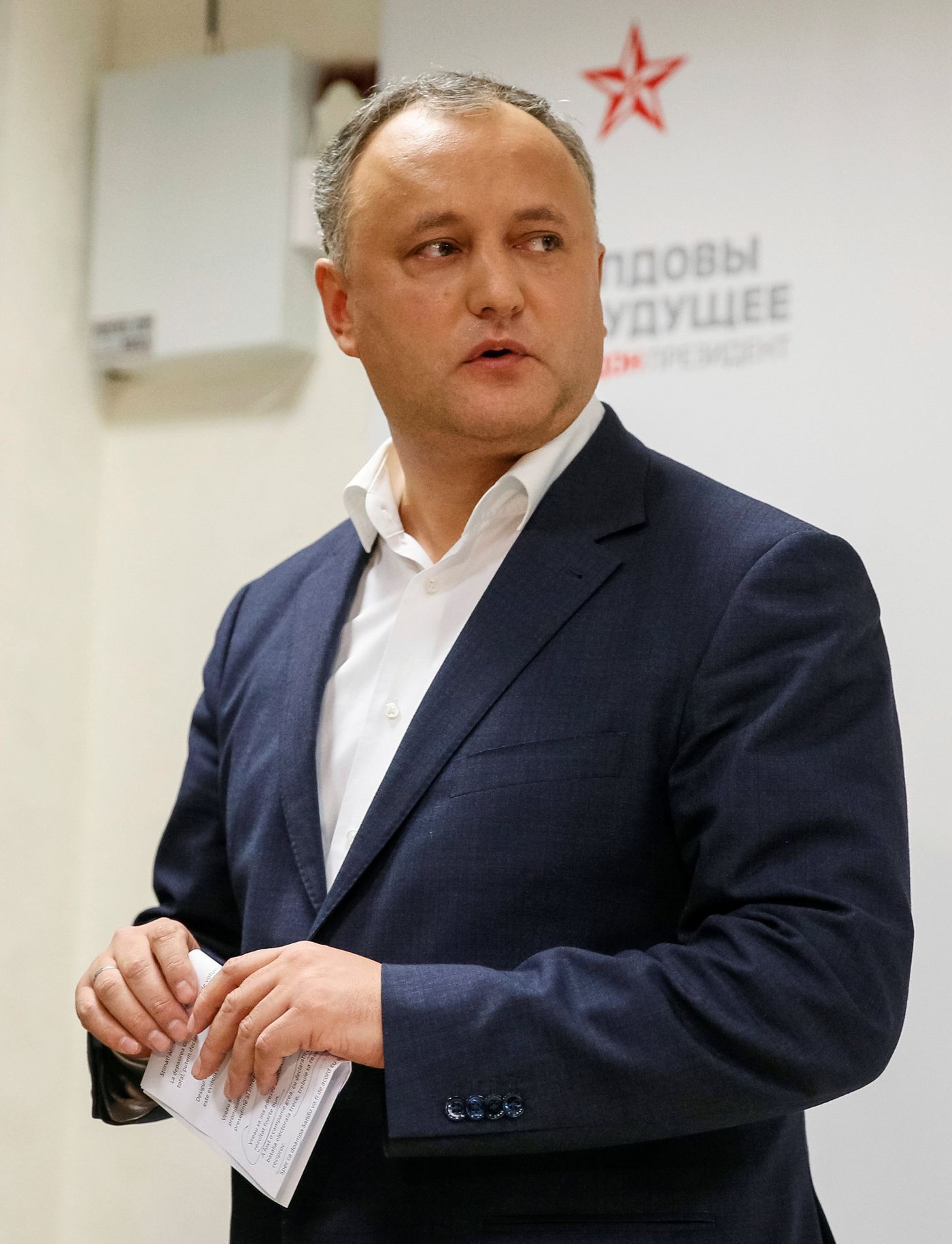 Nový prezident Moldavska Igor Dodon