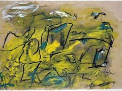 Emil Schumacher, Bez názvu, foto: archiv GVU Cheb