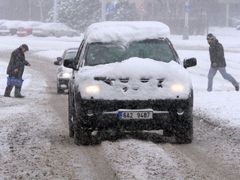 V Praze napadlo patnáct centimetrů sněhu