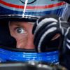 Jenson Button při tréninku v Monze