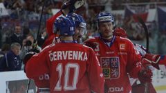 České hokejové hry: Česko - Rusko (Roman Červenka, Jaromír Jágr, Lukáš Krajíček)
