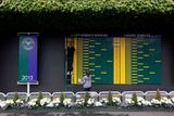 Turnajový pavouk Wimbledonu opět přivítá 256 tenistů a tenistek, kteří si to rozdají o dva singlové tituly. V pondělí začne hrát "dolní" polovina obou pavouků.