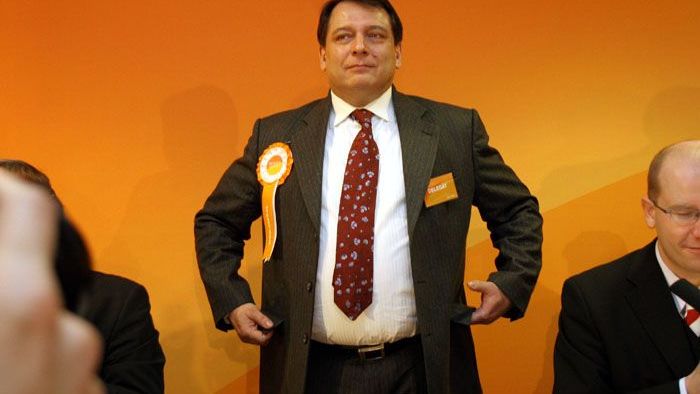 Lídr ČSSD - premiér Jiří Paroubek.