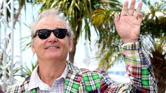 Bill Murray na filmovém festivalu v Cannes v roce 2012. Letos v září se dožívá 75 let.