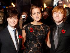 Premiéra filmu Harry Potter - Daniel Radcliffe, Emma Watson a Rupert Grint