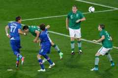 Utkání Euro 2012 mezi Chorvatskem a Irskem