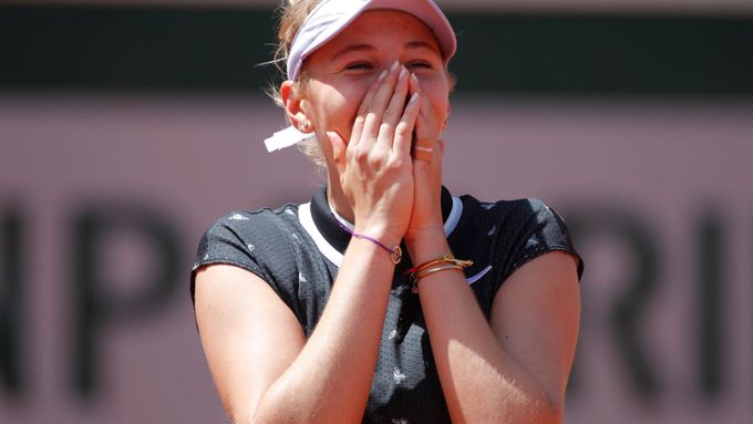 Amanda Anisimovová nemůže uvěřit tomu, že prošla do semifinále French Open