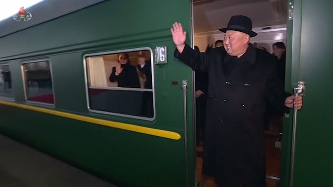 Kim Čong-un přijel vlakem na návštěvu Číny