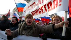 Demonstrace národní jednoty v Moskvě
