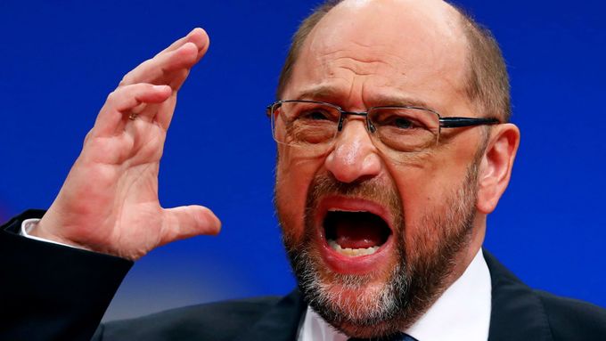Předseda SPD Martin Schulz.