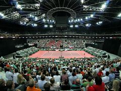 Na daviscupové utkání Česko-Švýcarsko byla Sazka Arena po 3 dny zcela vyprodaná.