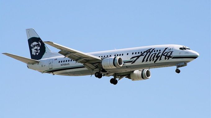 Letadlo americké letecké společnosti Alaska Airlines
