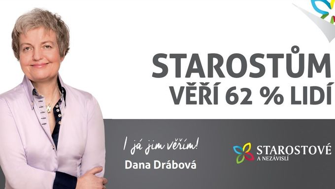 Daniela Drábová na billboardu STAN.