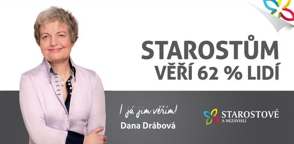 Daniela Drábová na billboardu STAN.