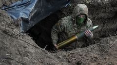 Ukrajina voják munice válka