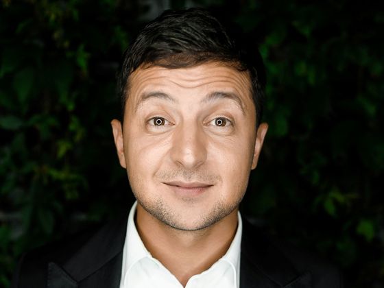 Volodymyr Zelenskyj (41) Ukrajinský herec a kandidát na prezidenta Volodymyr Zelenskyj