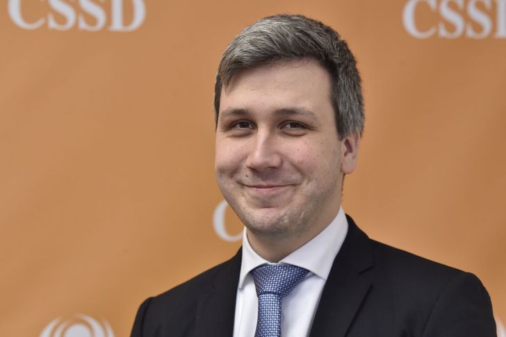 Předseda Mladých sociálních demokratů Radek Hlaváček