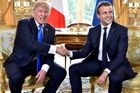 Trump přiletěl do Paříže. S Macronem probral pařížskou klimatickou dohodu i situaci v Sýrii