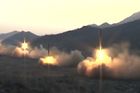 Severní Korea odpálila čtyři balistické rakety