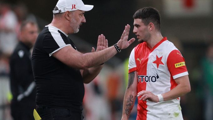 Jindřich Trpišovský a Christos Zafeiris