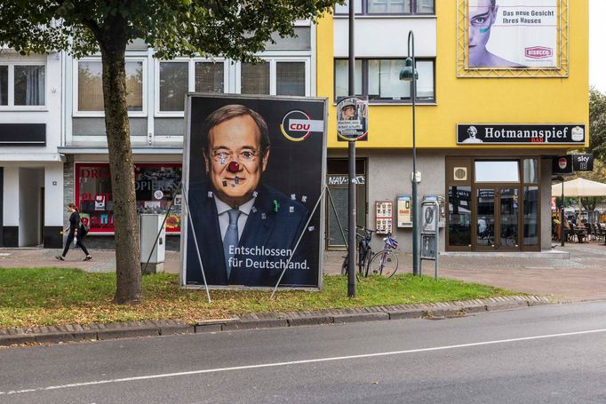 Volby v západoněmeckých Cáchách, rodišti kandidáta na kancléře za CDU Armina Lascheta.