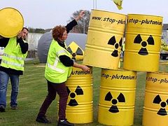 Protest proti jadernému odpadu