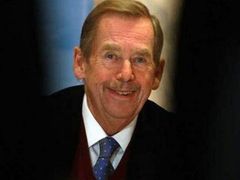 První prezident České republiky Václav Havel.  